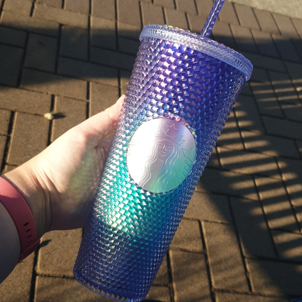 Starbucks Blue Ombre Studded Venti NEW